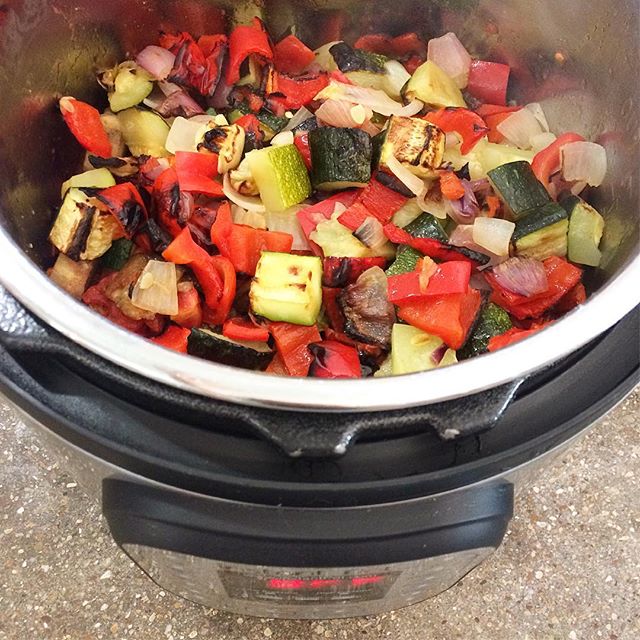 Instant Pot Ratatouille - a great way to use summer veggies!