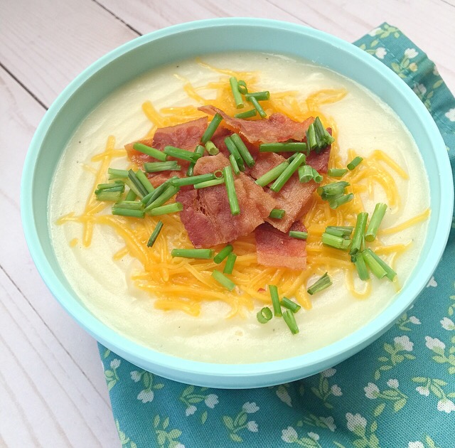 Cauliflower Potato Soup- Instant Pot or Slow Cooker